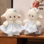 Little Lamb Plush Doll Birthday Gift for Girls Girlfriend Valentine's Day Gift for Girls Plush Toy Cloth Doll Nina Little Lamb 25 cm